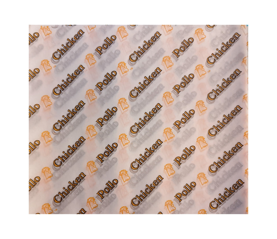 Chicken 9X10 Case of 1000 Sheets