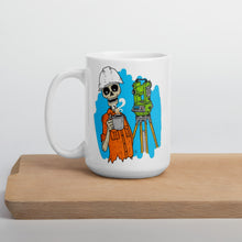 Load image into Gallery viewer, Skeleton Surveyor White glossy mug
